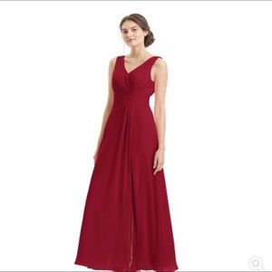 Azazie (Katrina) Burgundy Bridesmaid Dress